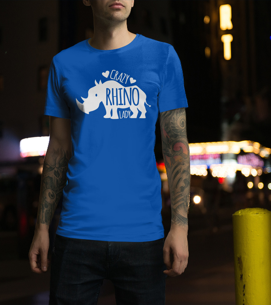 CRAZY RHINO LADY T-Shirt