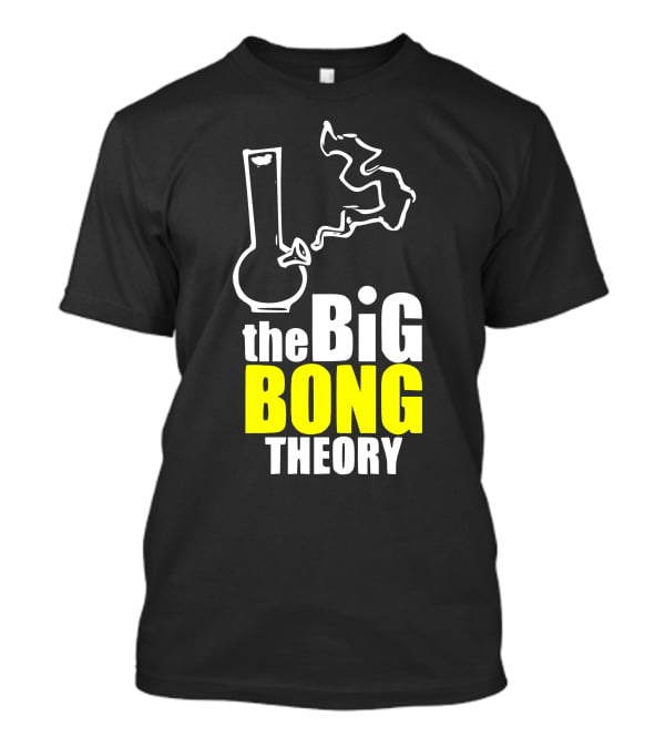 The Big Bong Theory White Bong Smoke T-Shirt