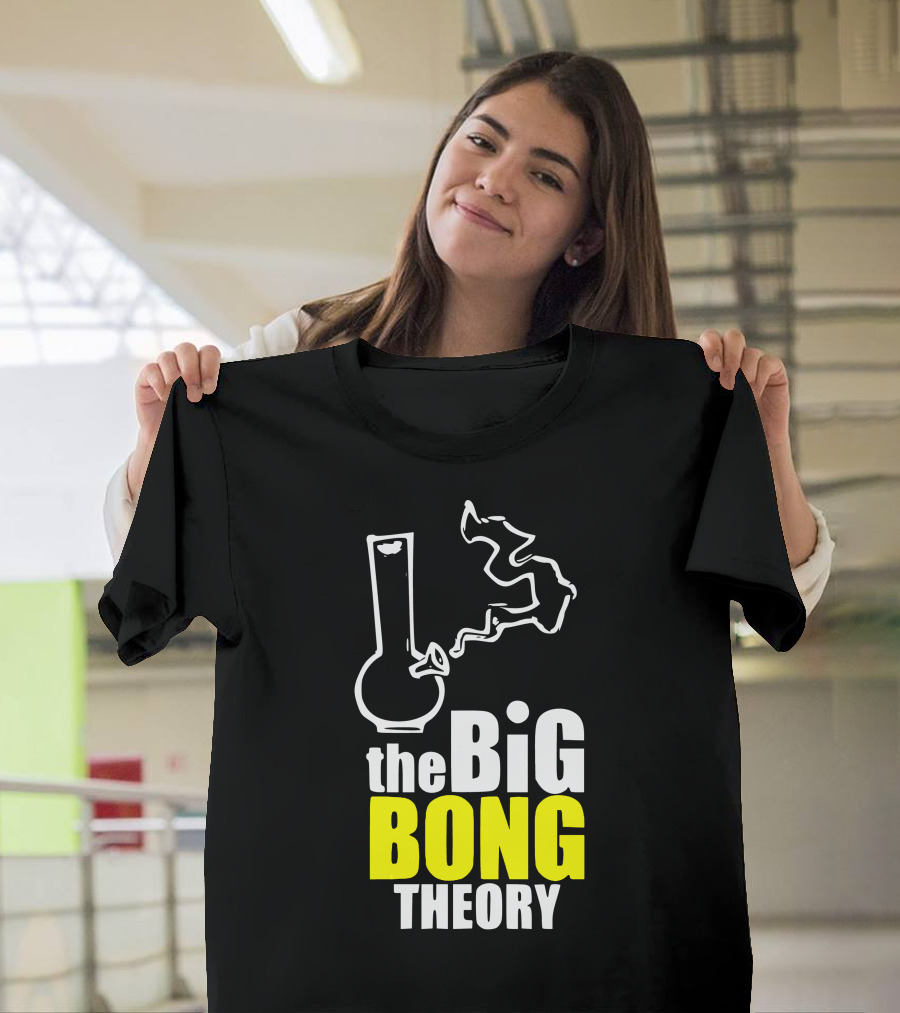 The Big Bong Theory White Bong Smoke T-Shirt