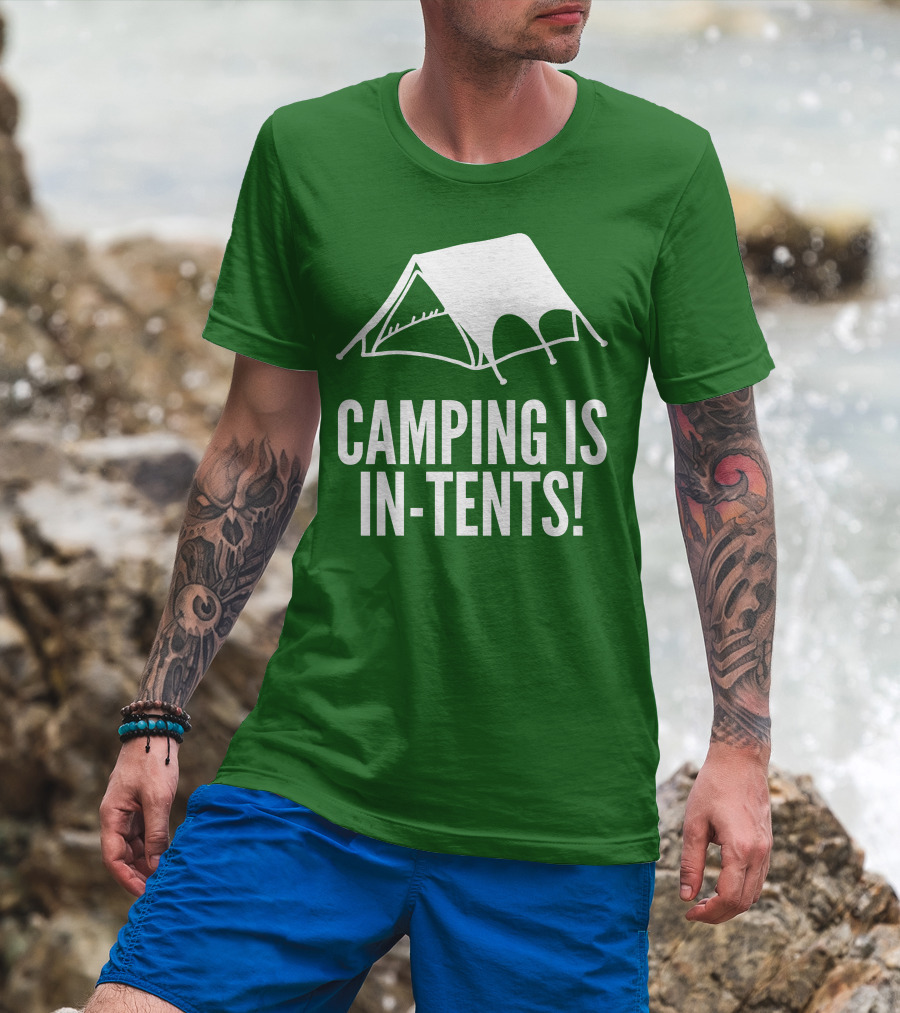 Camping Is In-Tents Camping Tent Image T-Shirt