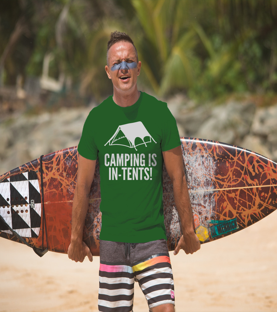 Camping Is In-Tents Camping Tent Image T-Shirt