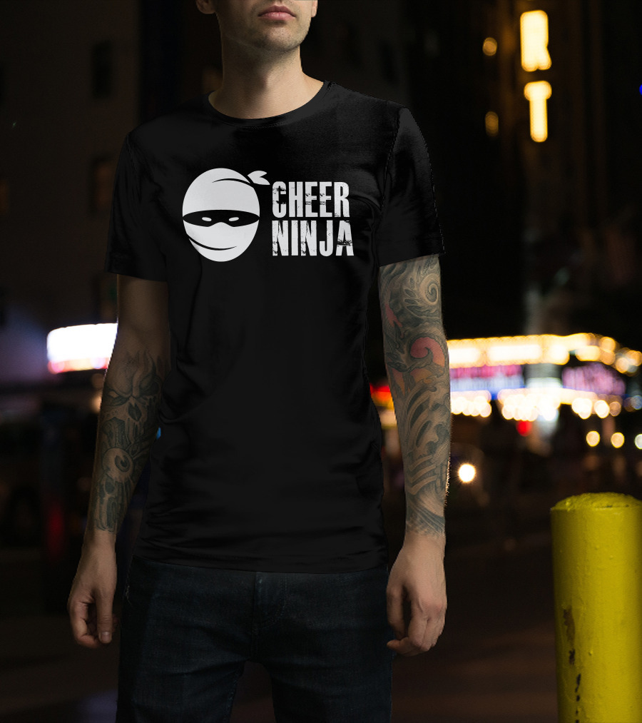 Cheer Ninja Masked Emblem T-Shirt