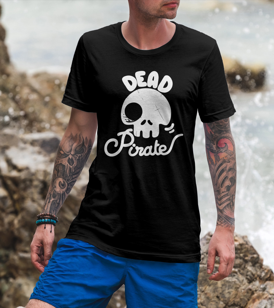 DEAD PIRATE Skull T-Shirt