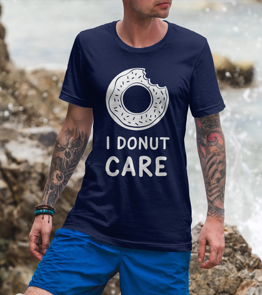 I Donut Care Donut With A Bite T-Shirt