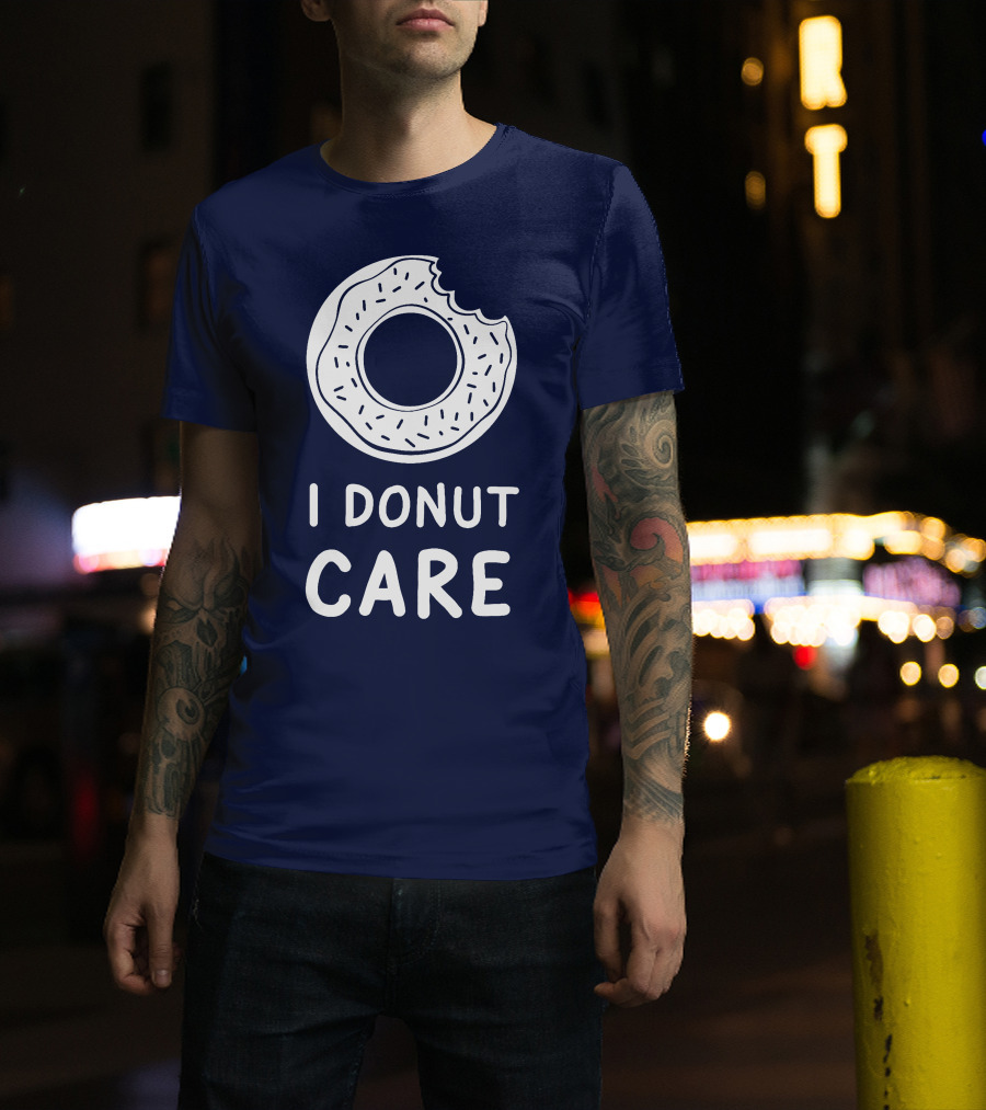 I Donut Care Donut With A Bite T-Shirt