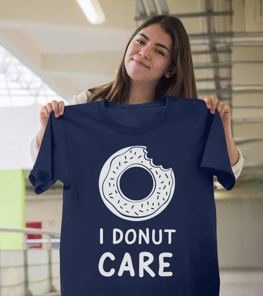 I Donut Care Donut With A Bite T-Shirt