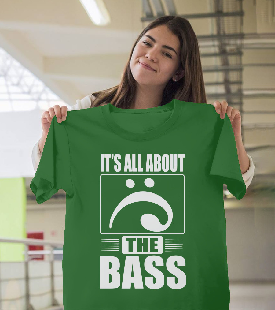 It's All About the Bass Clef Symbol Music Note T-Shirt
