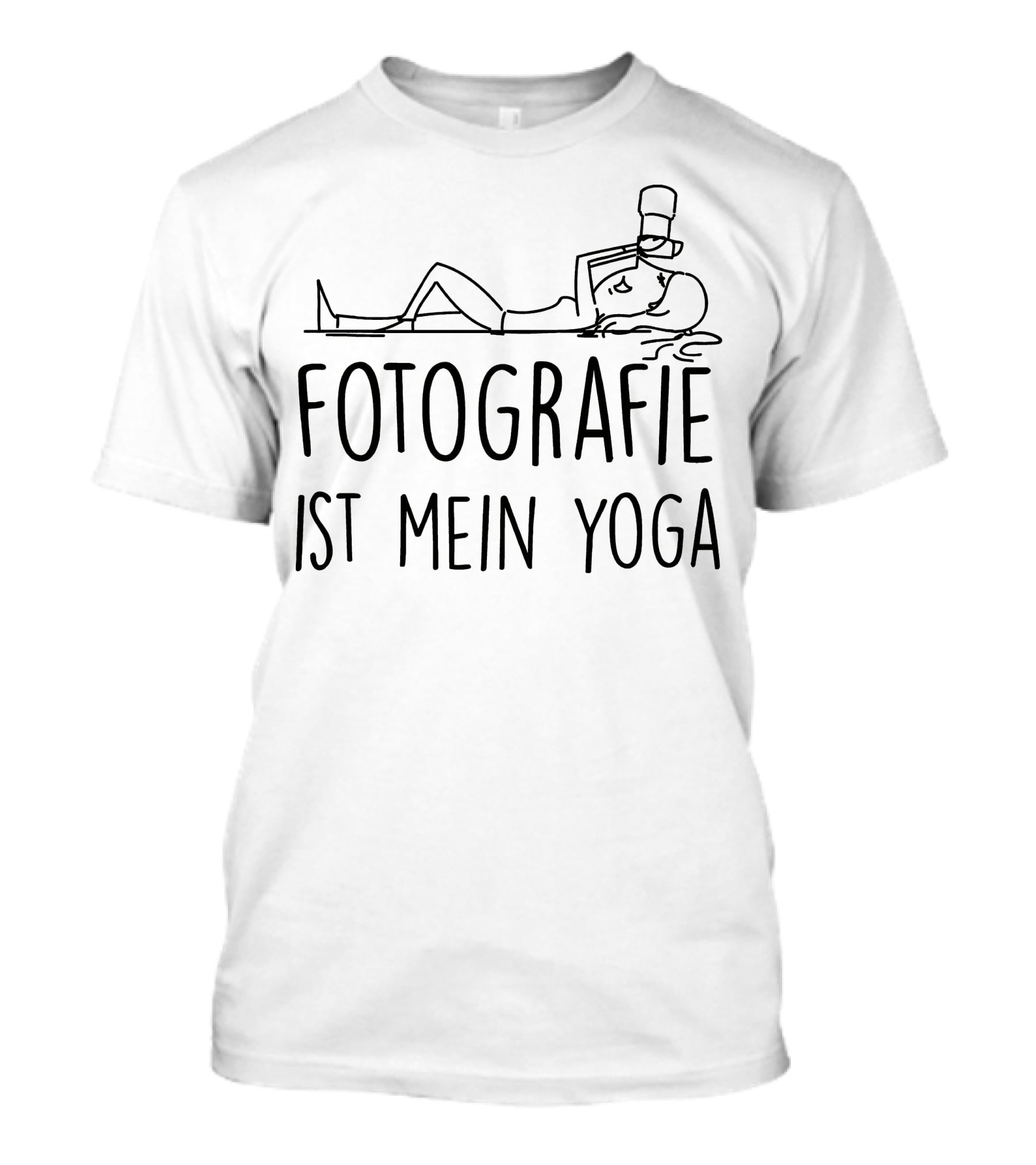 Fotografie Ist Mein Yoga Photography Relaxation Camera Pose T-Shirt