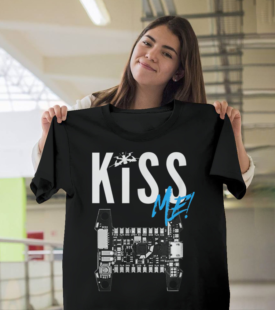 Kiss Me FPV Drone Flight Controller Circuit Board T-Shirt