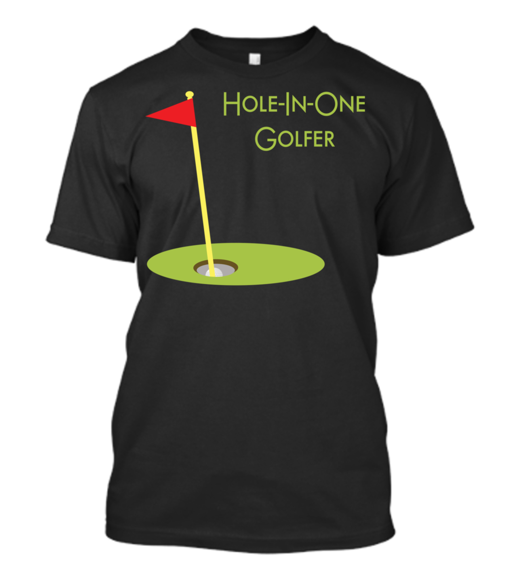 Hole-In-One Golfer Golf Ball In Cup T-Shirt
