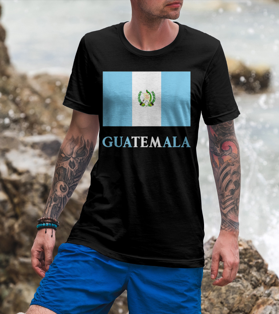 Guatemala Flag Bandera Guatemalteca Guatemala T-Shirt