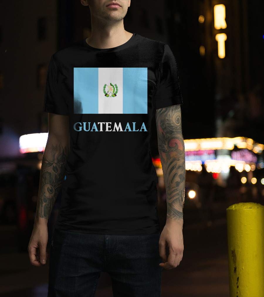 Guatemala Flag Bandera Guatemalteca Guatemala T-Shirt