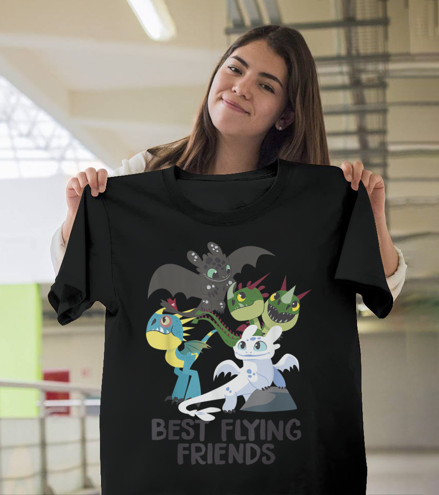 Best Flying Friends How To Train Your Dragon 3 Hidden World T-Shirt