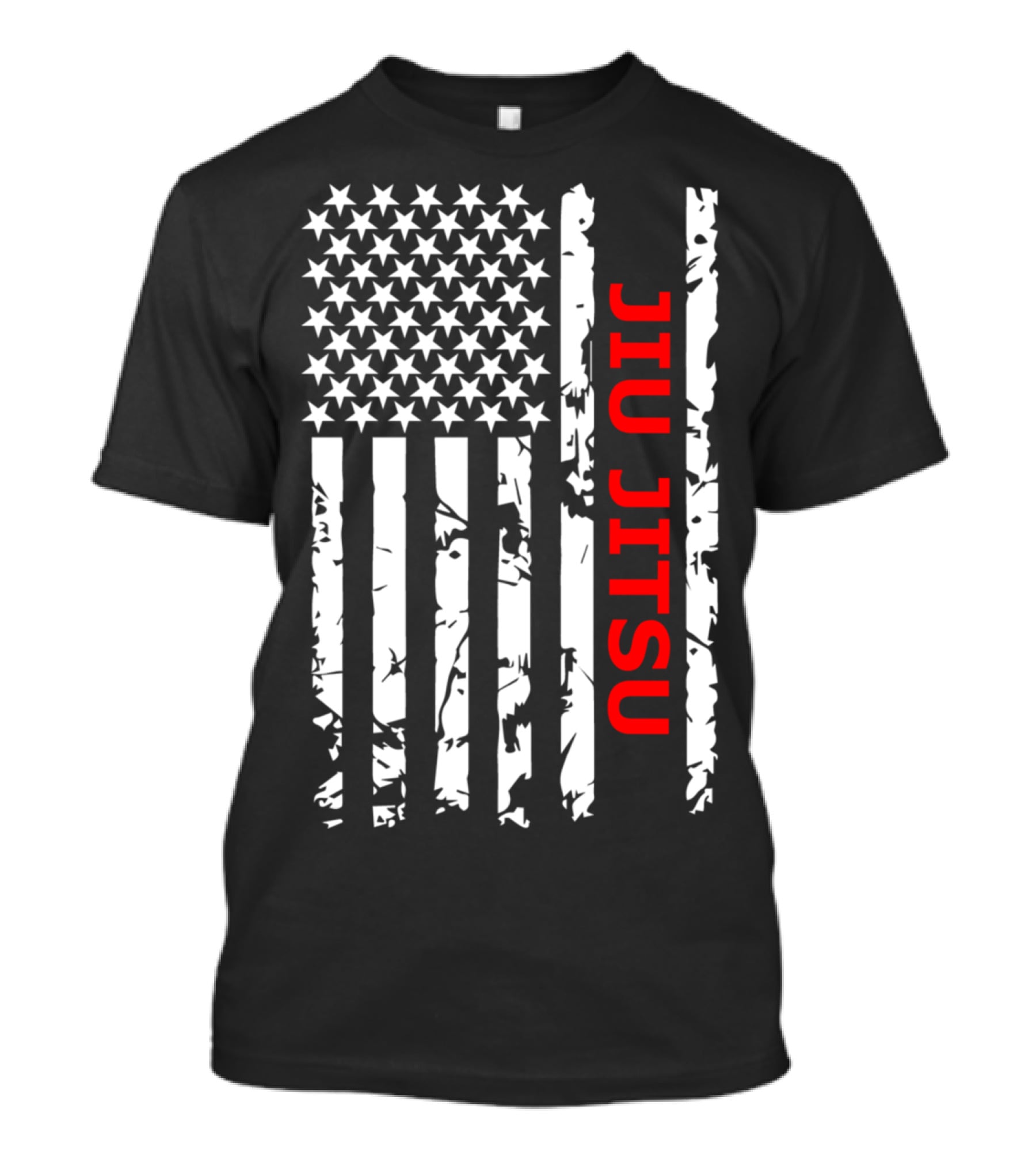 Jiu Jitsu American Flag T-Shirt