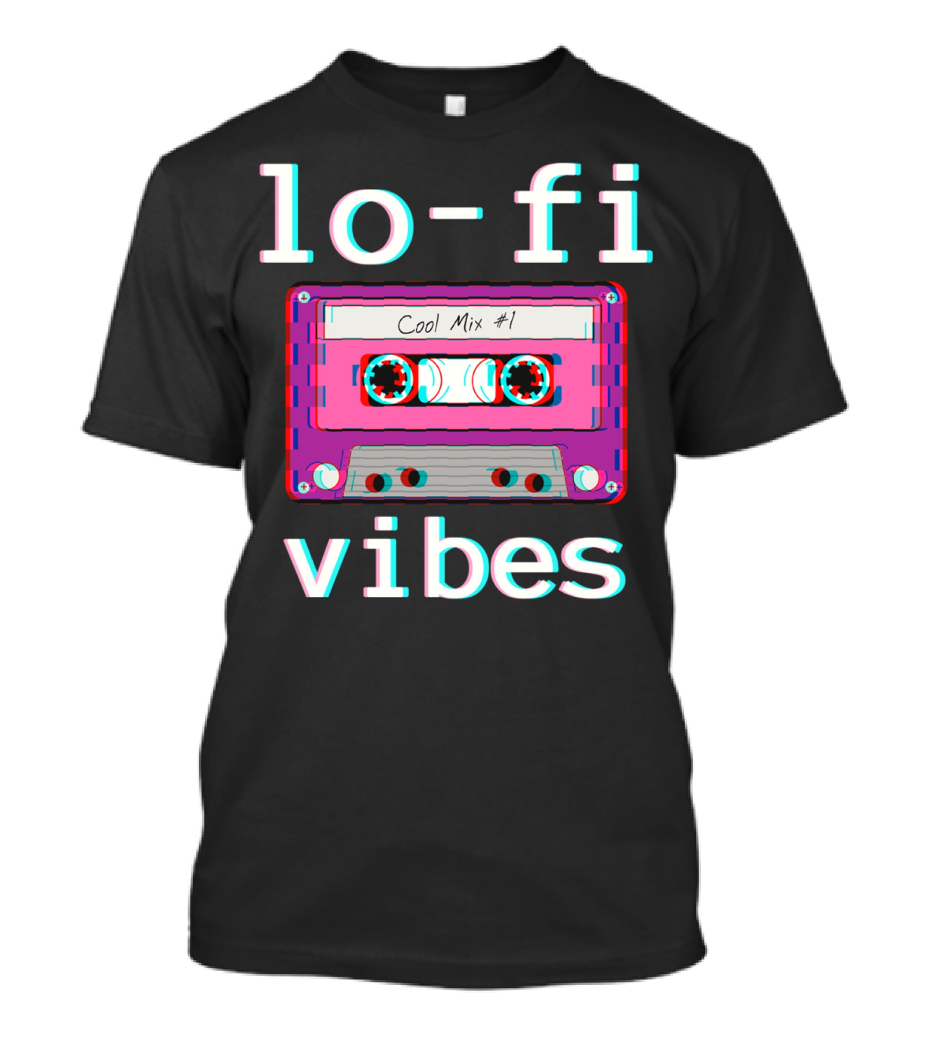 Lo-Fi Vibes Cool Mix #1 Tape Aesthetic T-Shirt