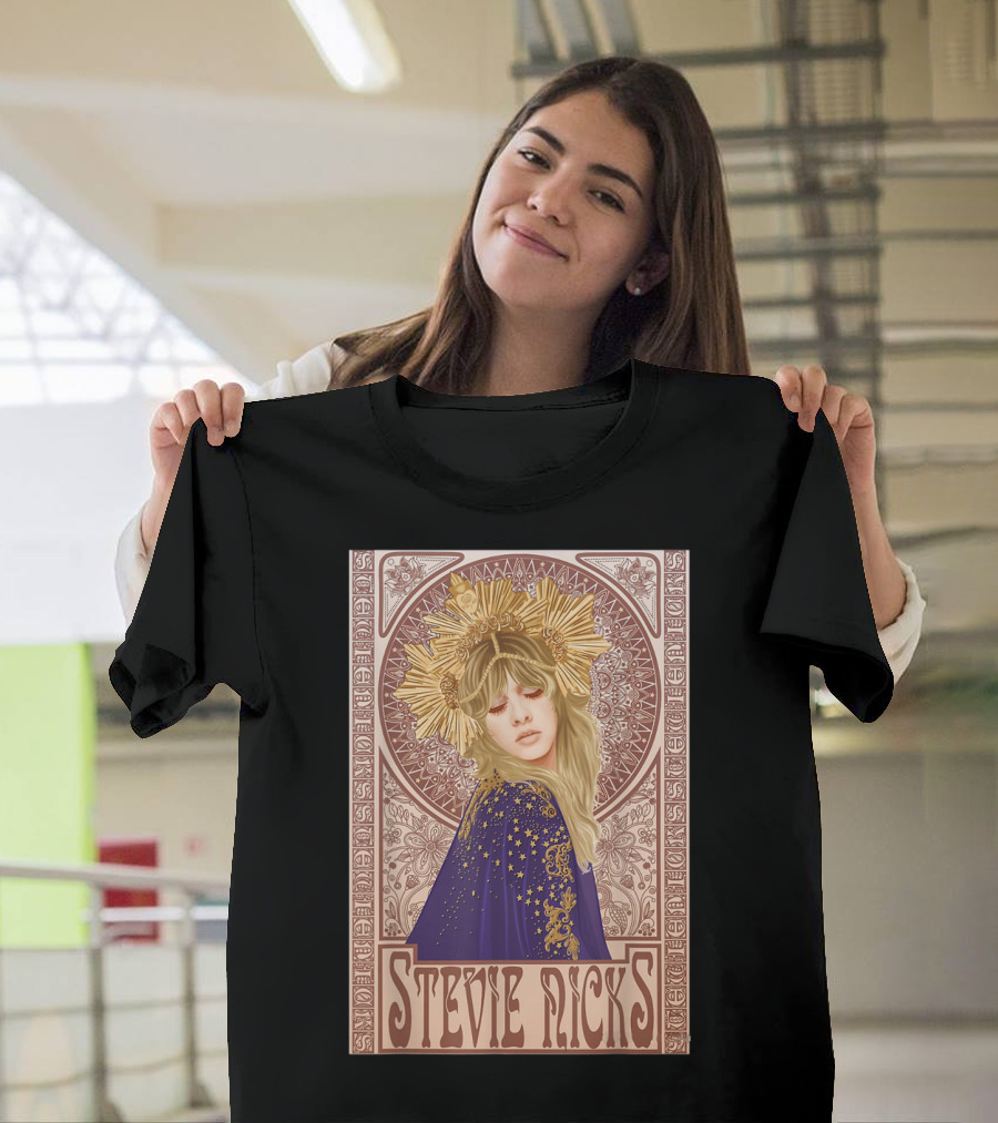 Stevie Nicks Retro Art Nouveau T-Shirt