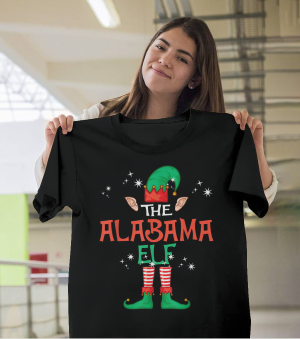The Alabama Elf Christmas Outfit Family Group T-Shirt