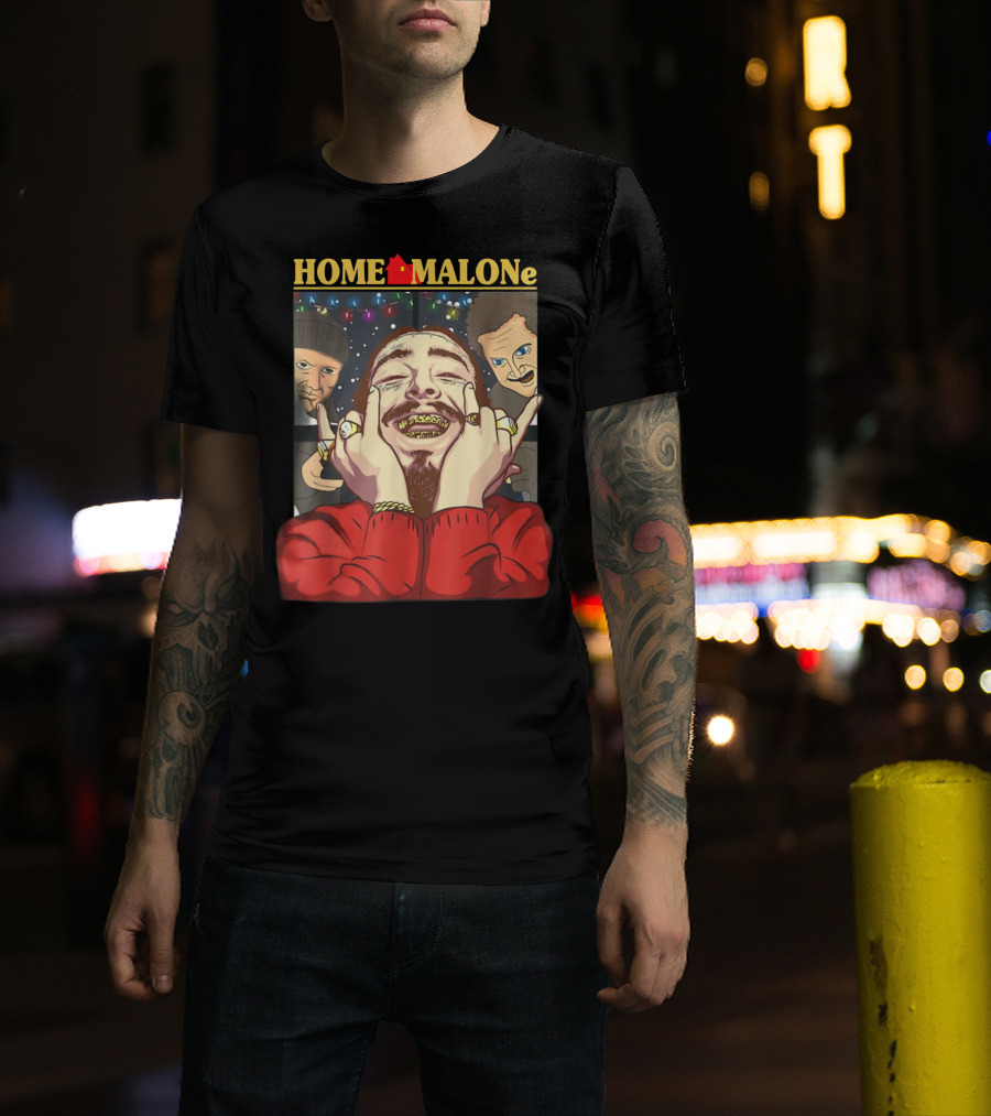 HOME MALONe Vintagehomemalone Christmas Winter T-Shirt