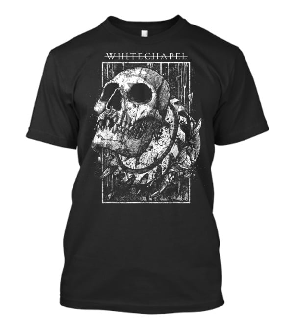 Whitechapel Skull And Saw Blade T-Shirt