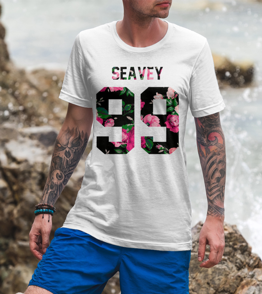 Seavey 99 Floral Design Merchandise Daniel Seavey T-Shirt