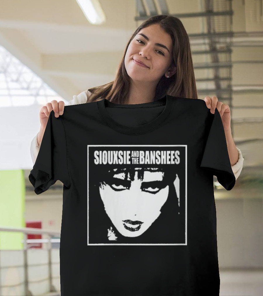 Siouxsie And The Banshees Siouxsie Monochrome Face T-Shirt