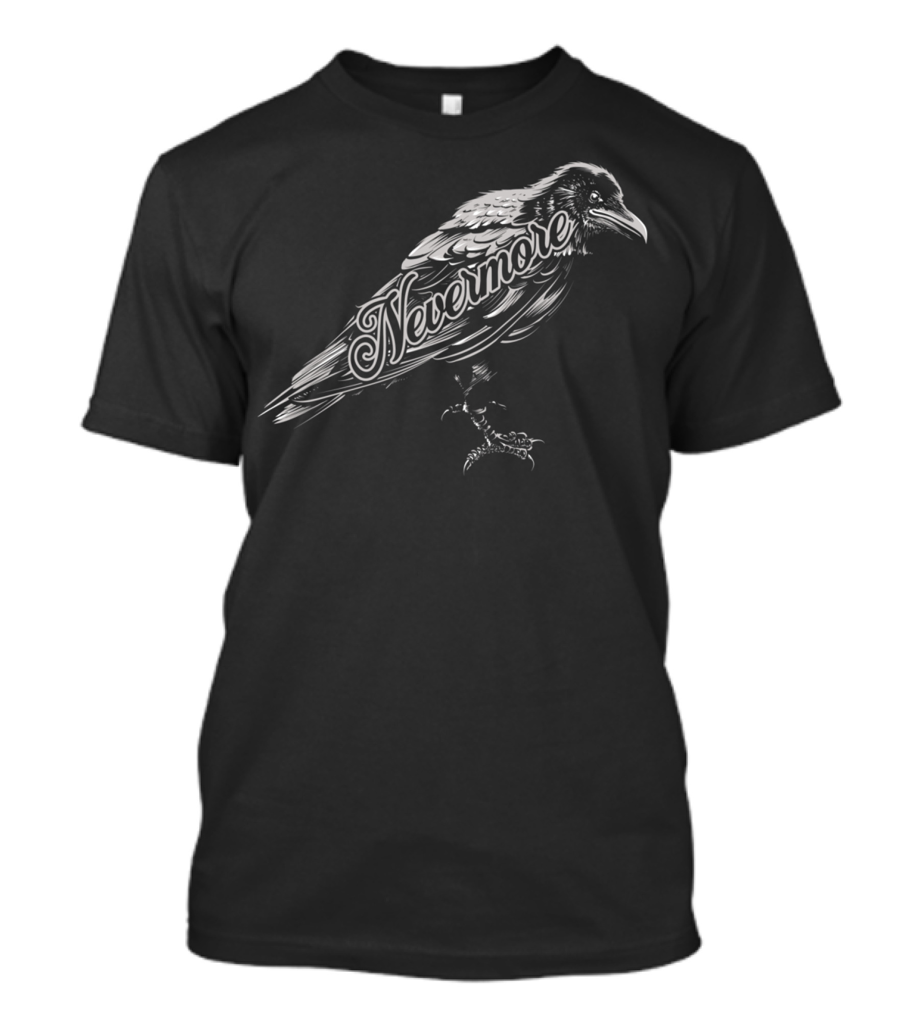 Edgar Allan Poe Nevermore Raven T-Shirt