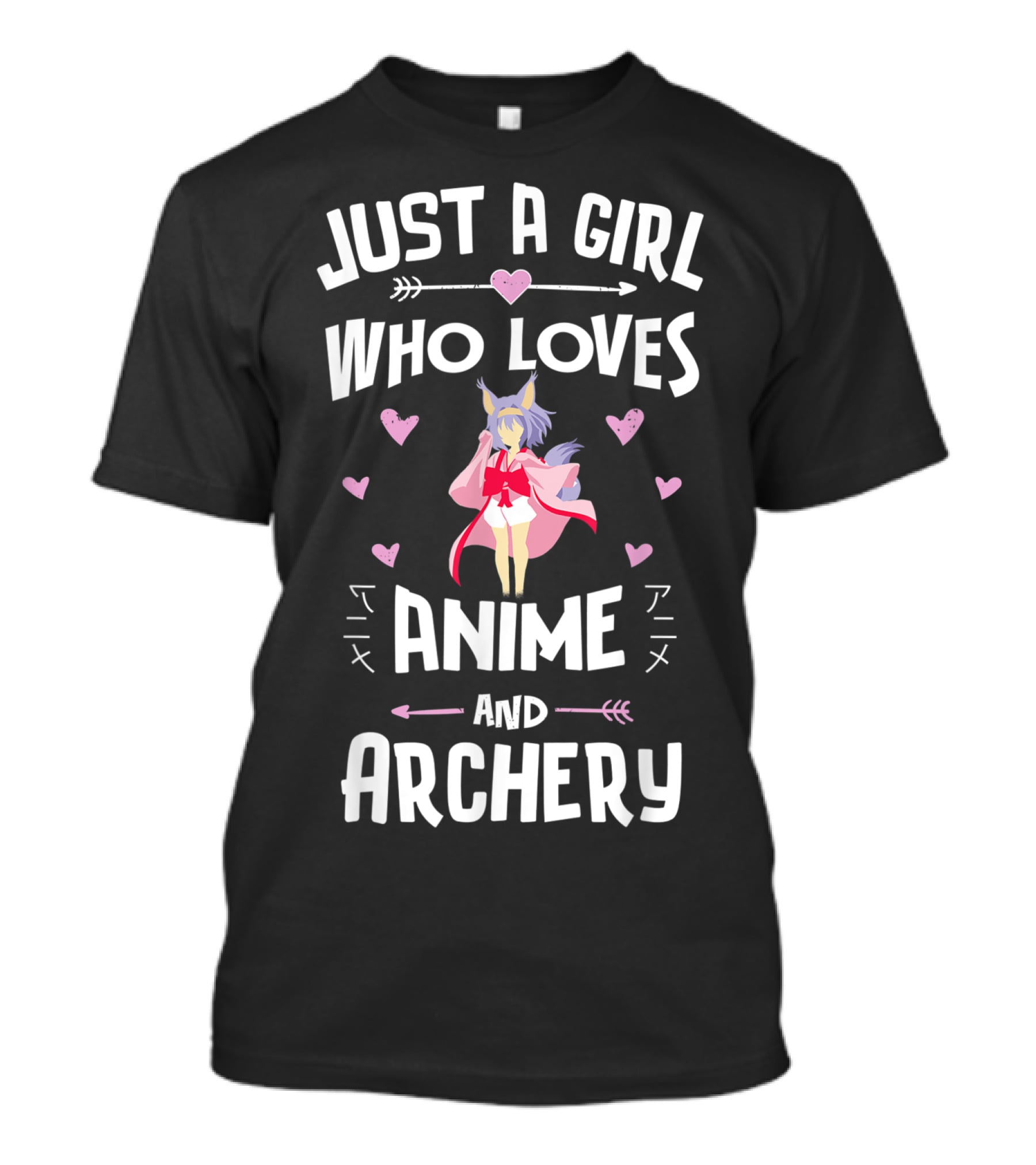 Just A Girl Who Loves Anime And Archery T-Shirt