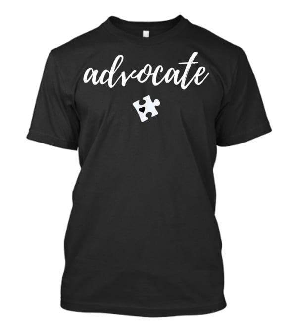 Advocate Autism Puzzle Piece T-Shirt