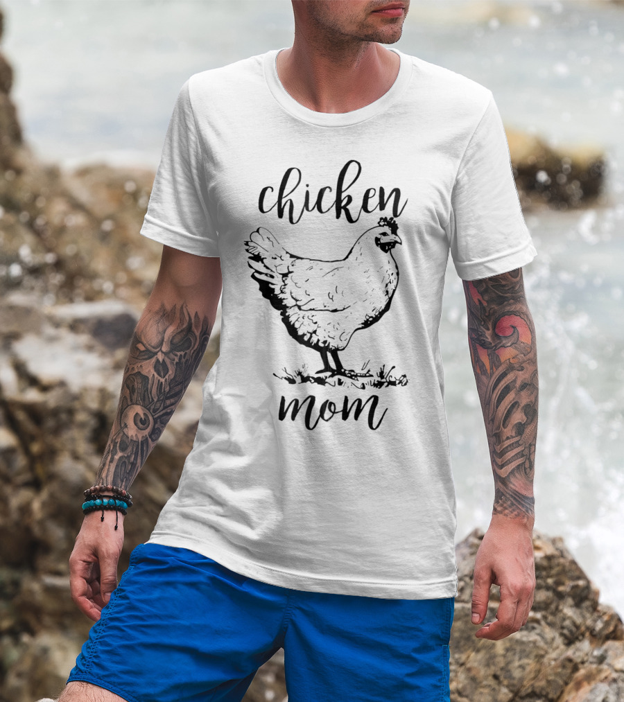Chicken Mom Raising Crazy Chicken Lady T-Shirt