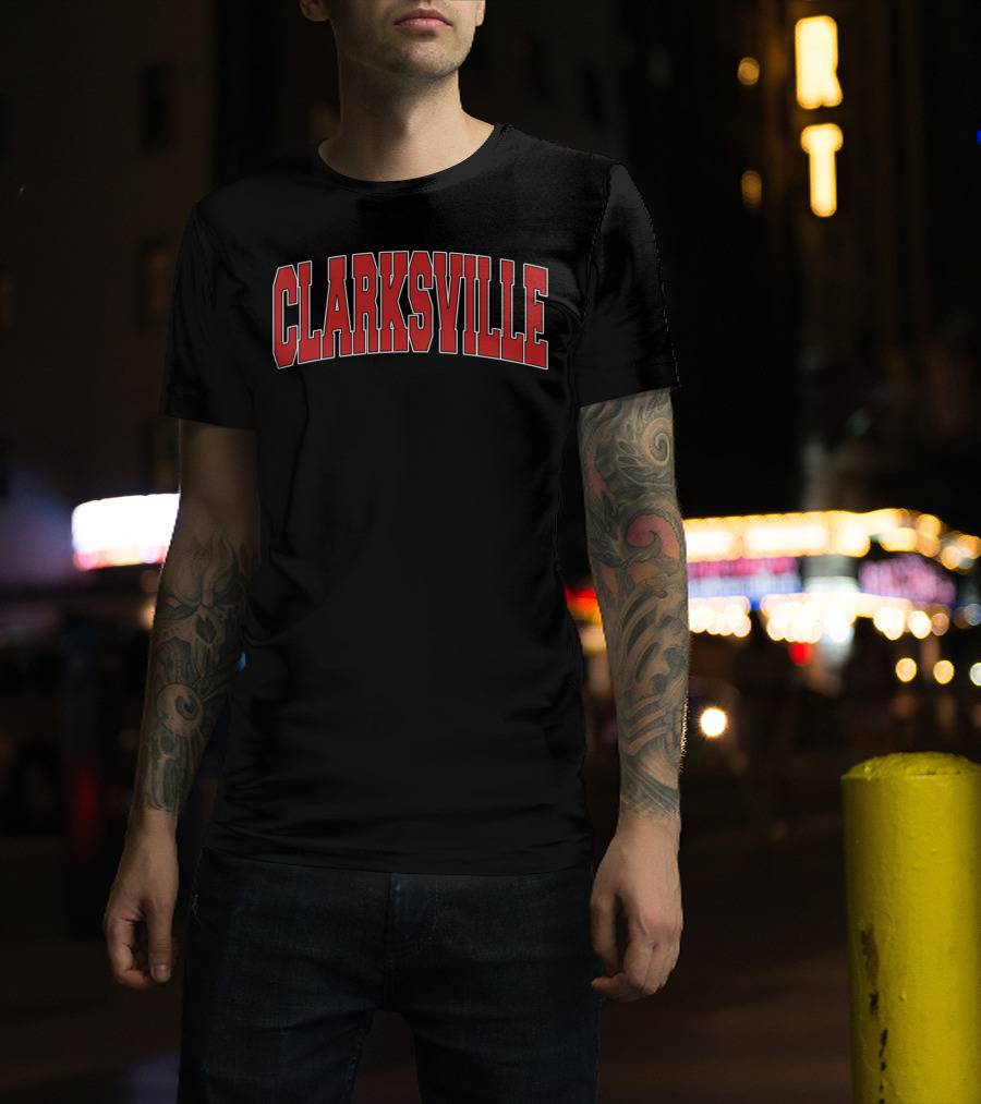 Clarksville Arkansas Varsity Style USA T-Shirt
