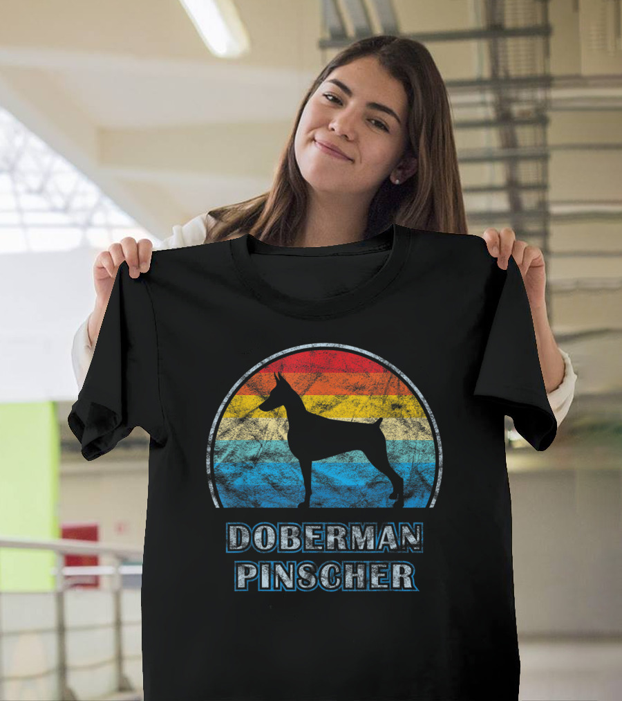 Doberman Pinscher Vintage Retro T-Shirt