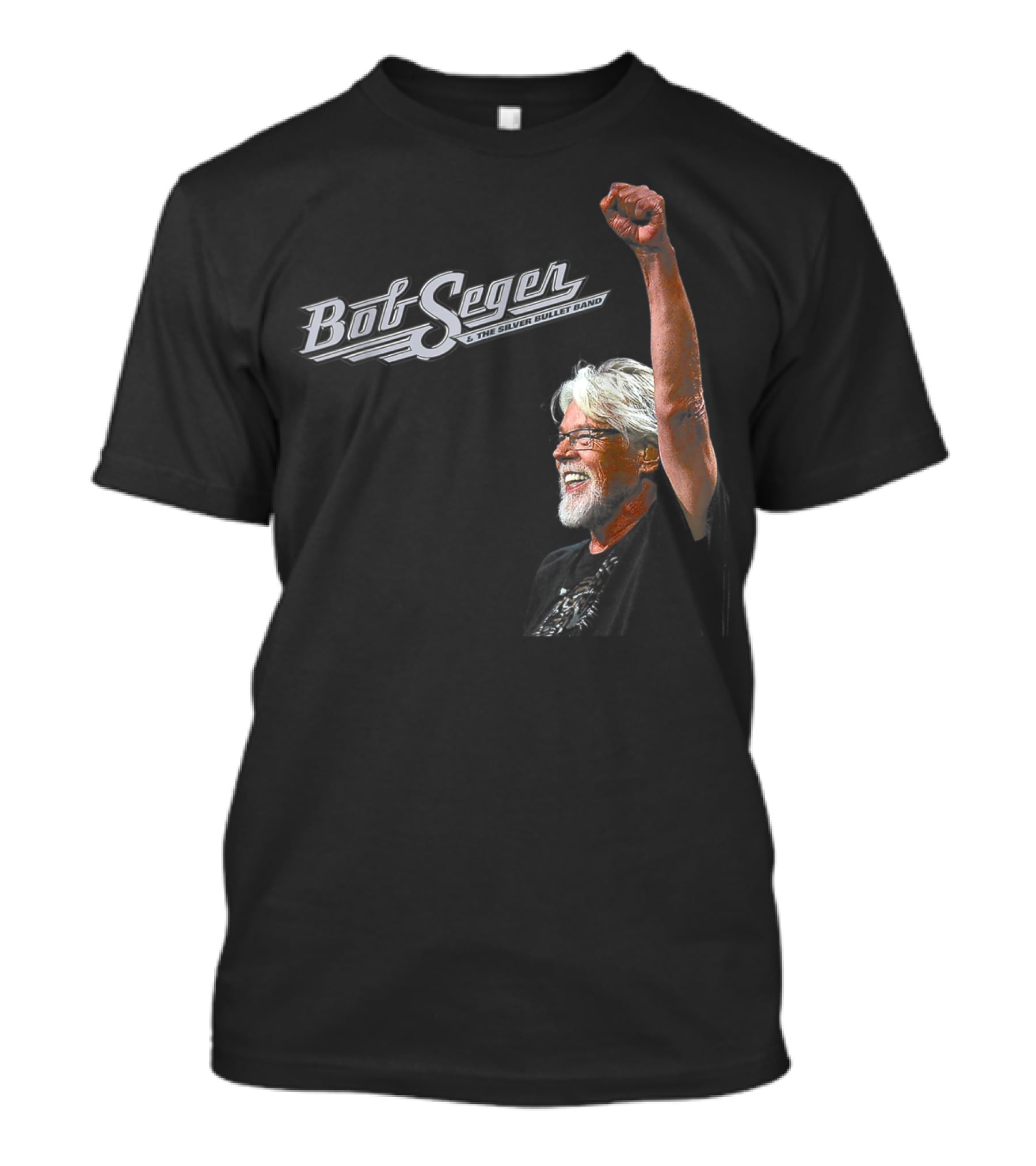 Bob Seger And The Silver Bullet Band Raised Arm T-Shirt
