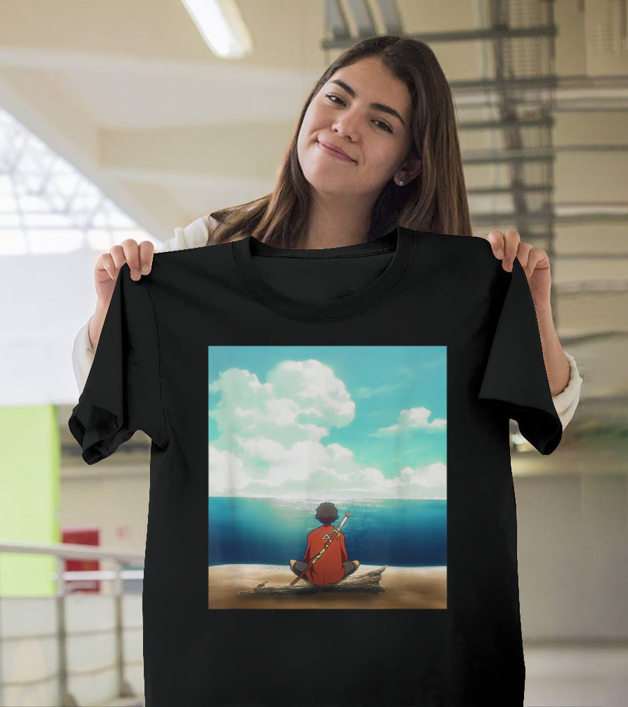 Samurai Champloo Reflective Ocean Scene T-Shirt