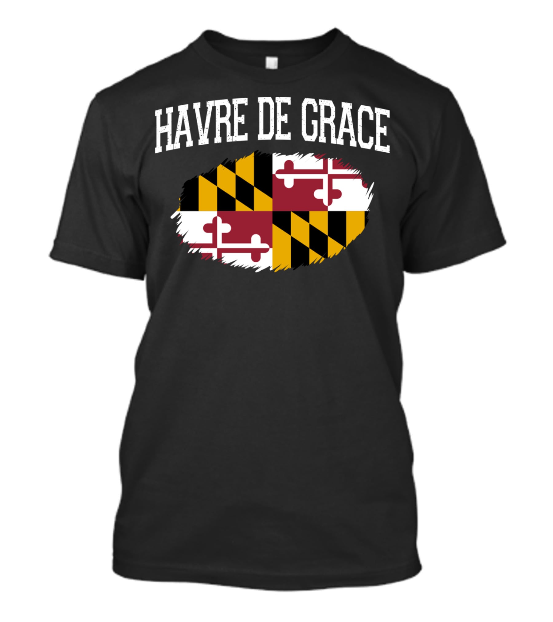 Havre De Grace Maryland Flag Vintage Usa T-Shirt