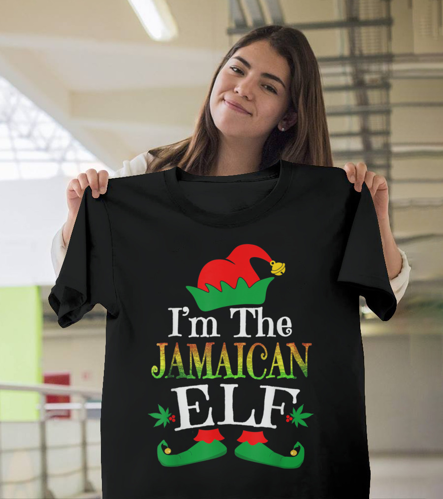 I'm The Jamaican Elf Weed Humor T-Shirt