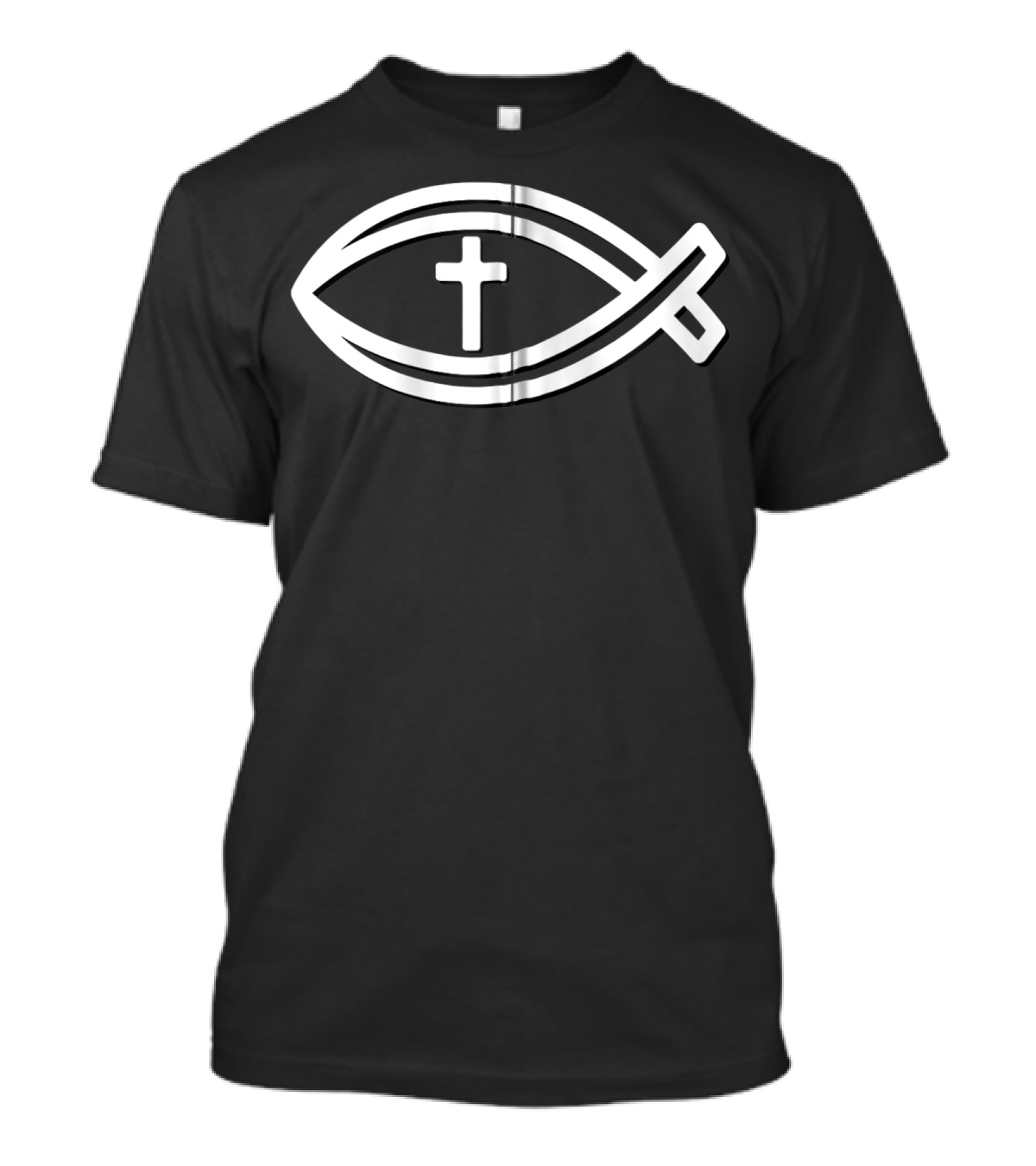 Ichthys Symbol Cross Jesus Christ Christianity God T-Shirt