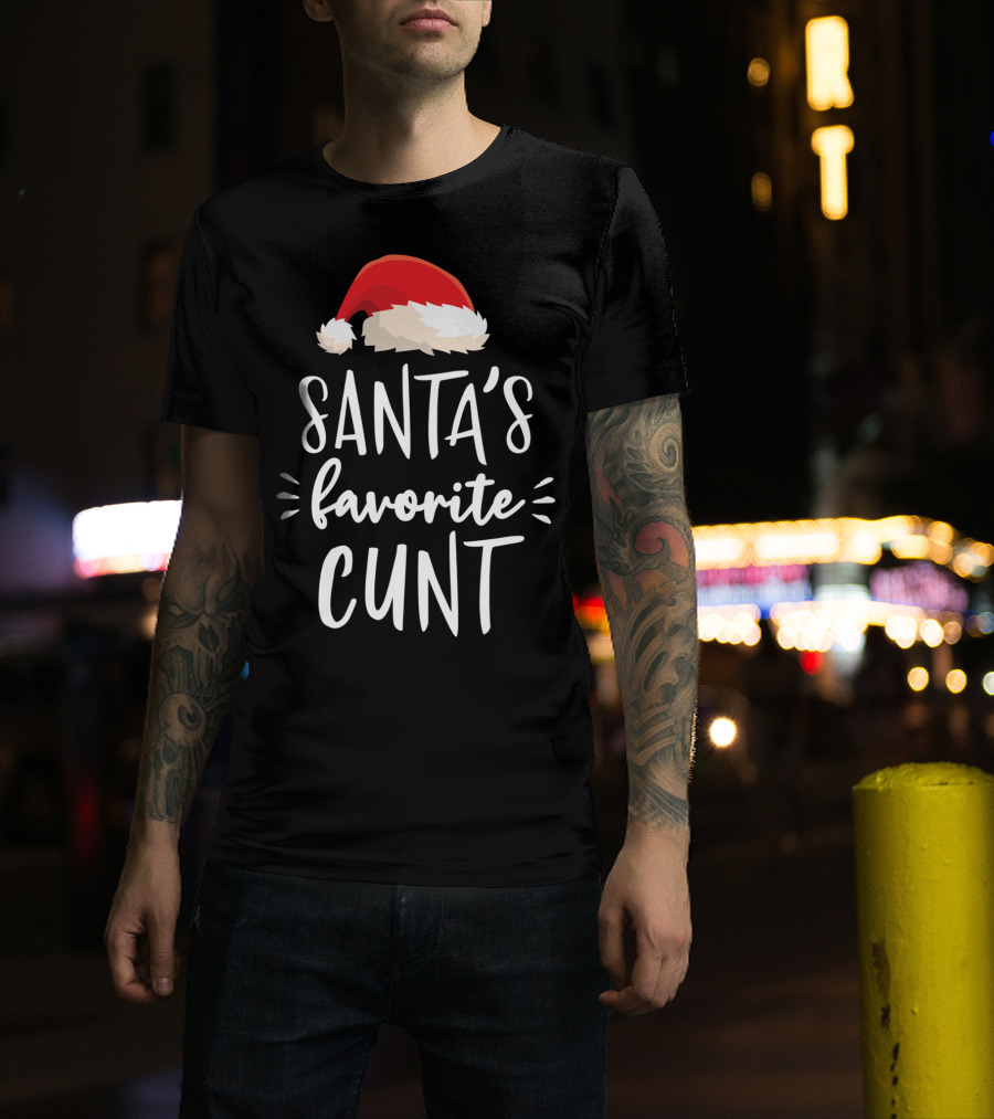 Santa's Favorite Cunt T-Shirt