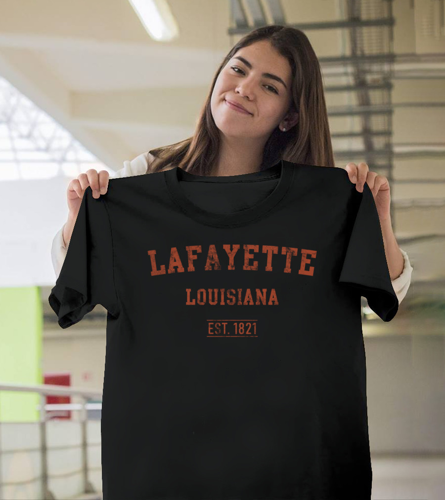Lafayette Louisiana Est. 1821 T-Shirt