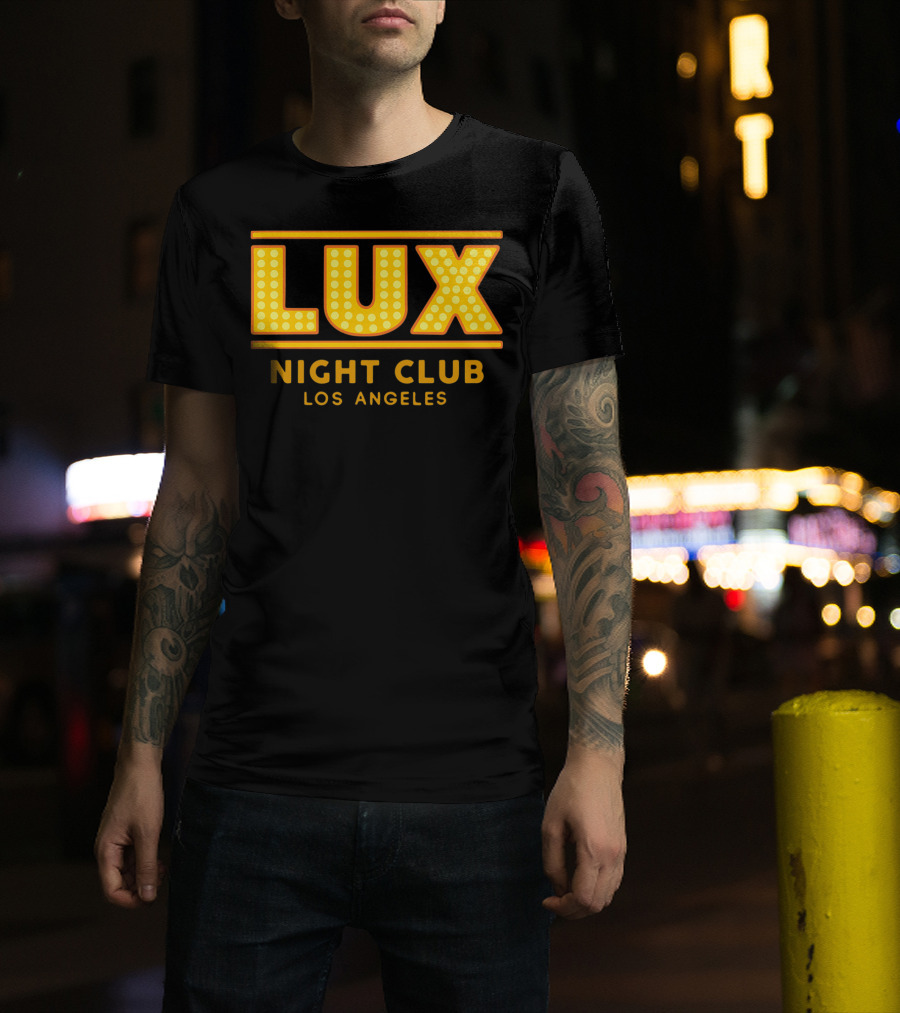 Lux Night Club Los Angeles Morningstar Funny Geek T-Shirt