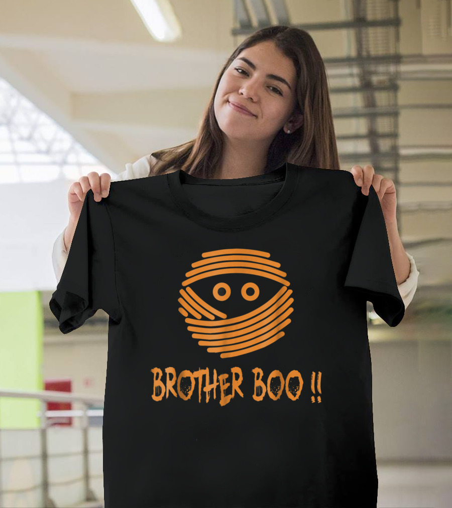 Family Halloween Set Brother Boo Mummy Eyes T-Shirt