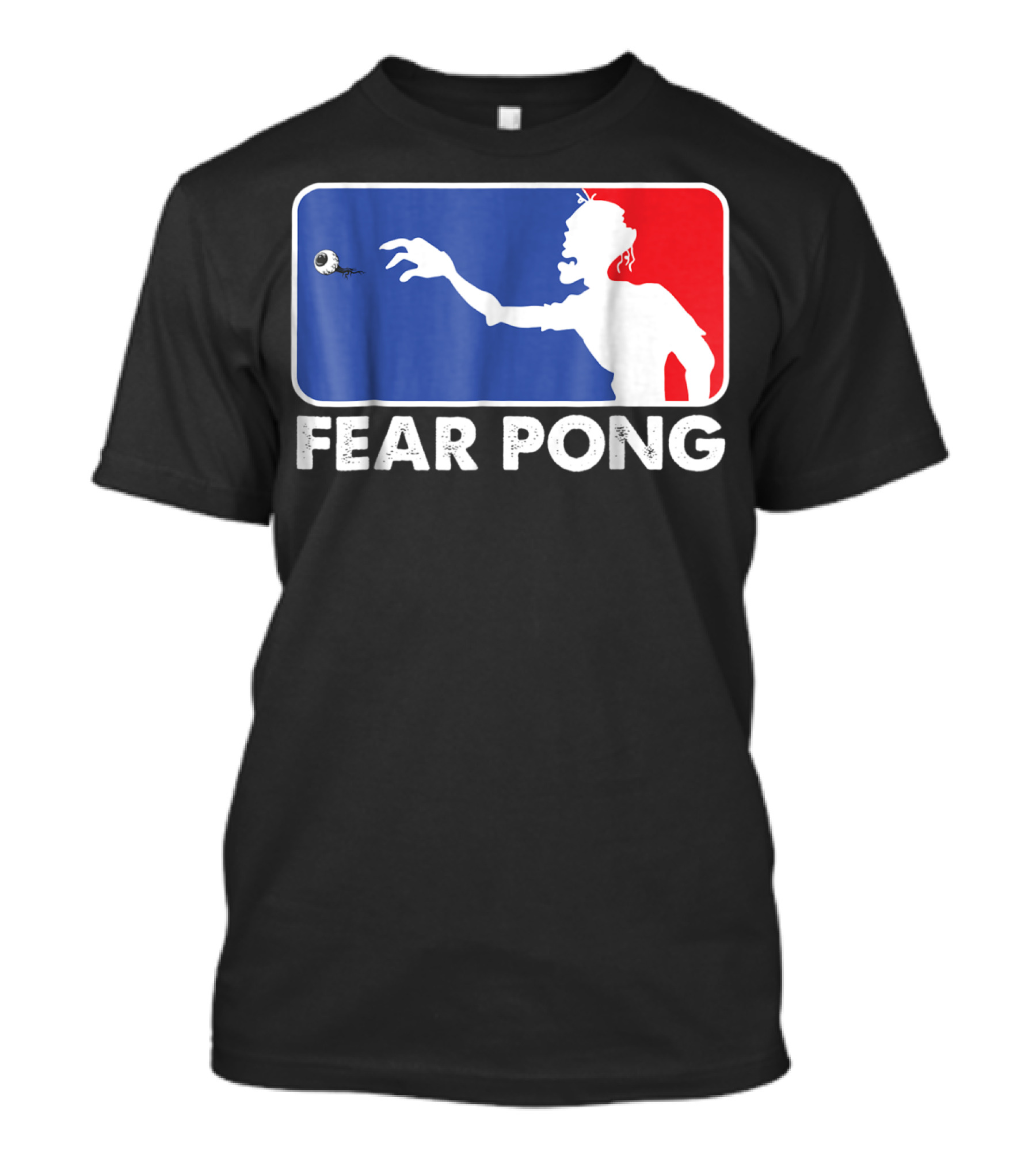 Fear Pong Funny Party Eyeball Zombie T-Shirt