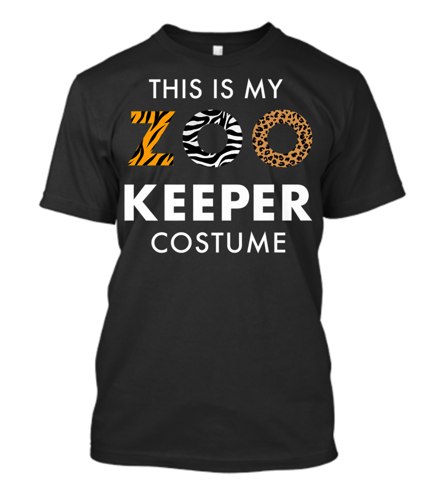 This Is My Funny Zoo Keeper Costume Animal Print T-Shirt