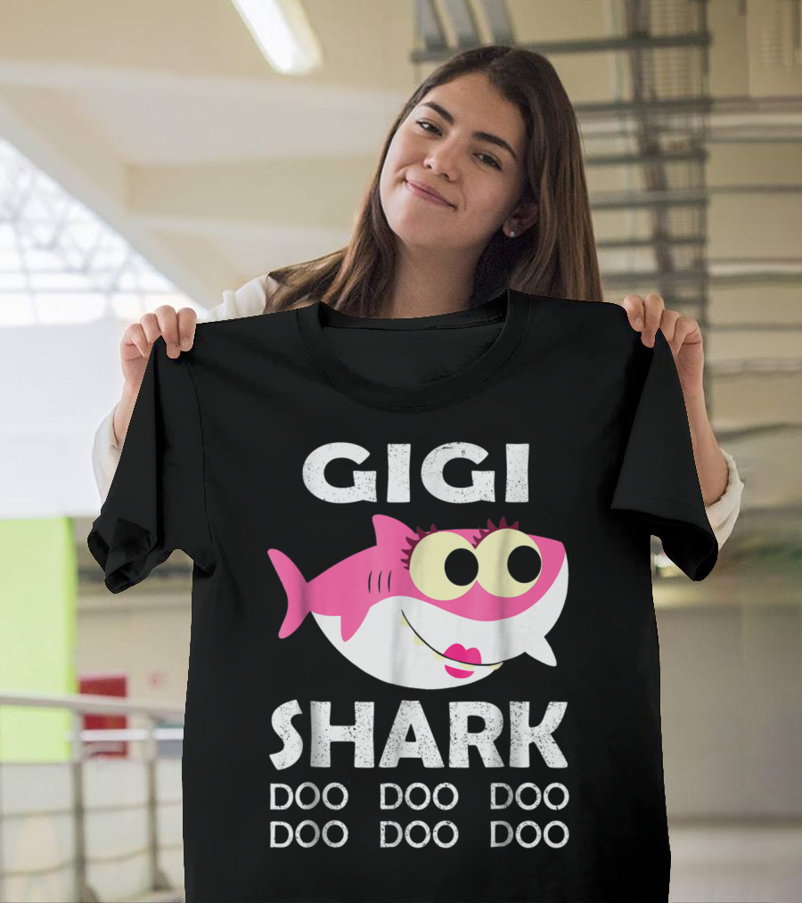 Gigi Shark Doo Doo Doo Family Shark T-Shirt