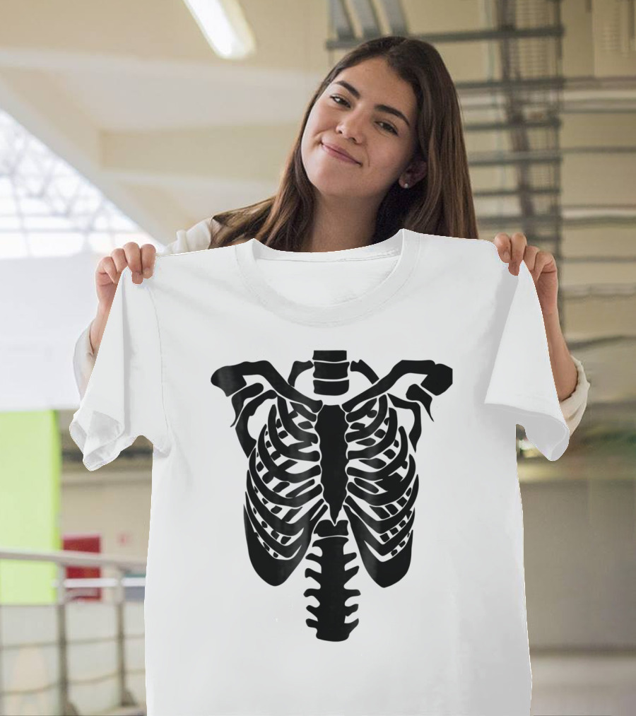 Halloween Rib Cage Exoskeleton T-Shirt