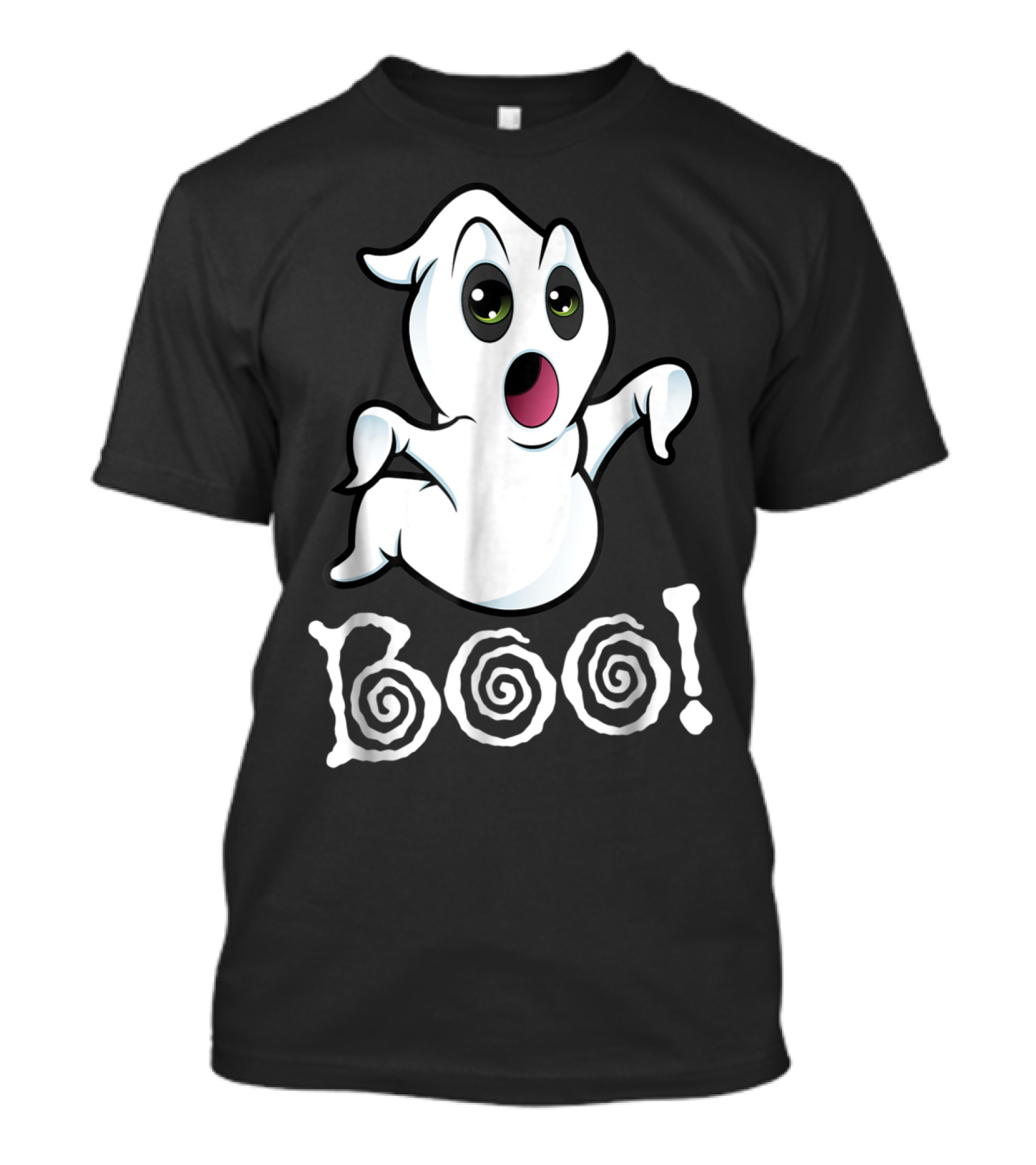 Halloween Boo Ghost Spirals T-Shirt