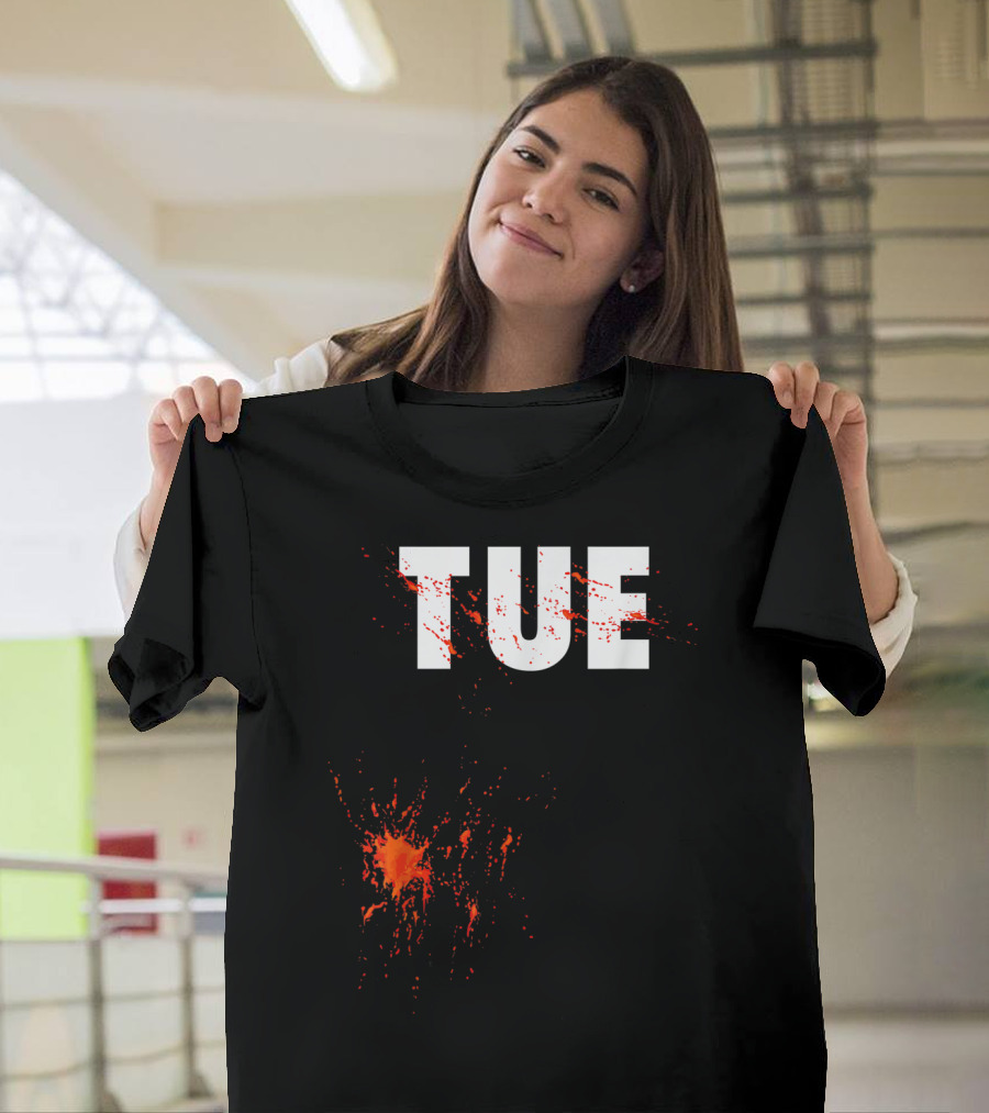 Tuesday Blood Splatter Halloween Group T-Shirt