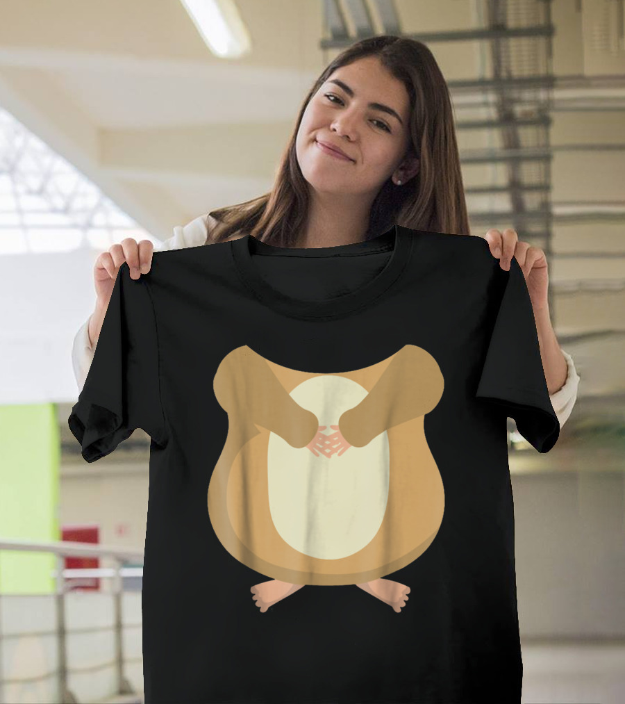 Hamster Body Halloween Cosplay Costume Animal T-Shirt