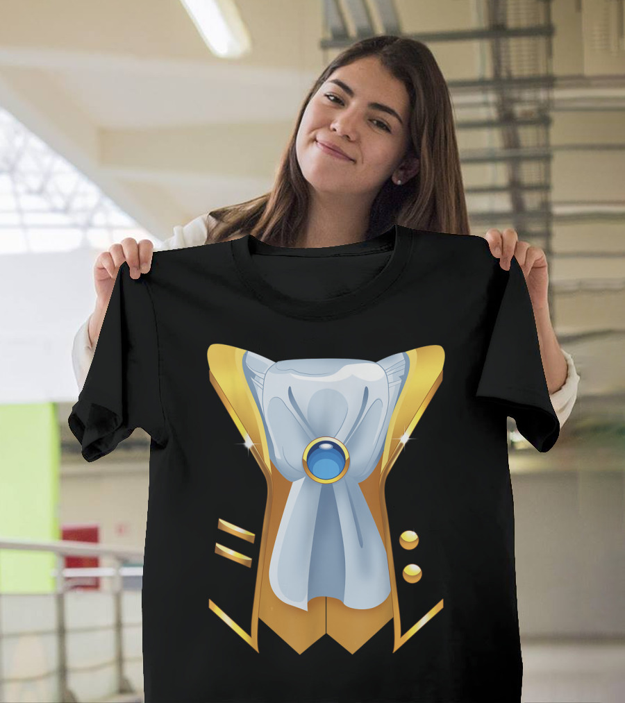 Beauty And The Beast Disney Costume Coat Bow Design XN T-Shirt