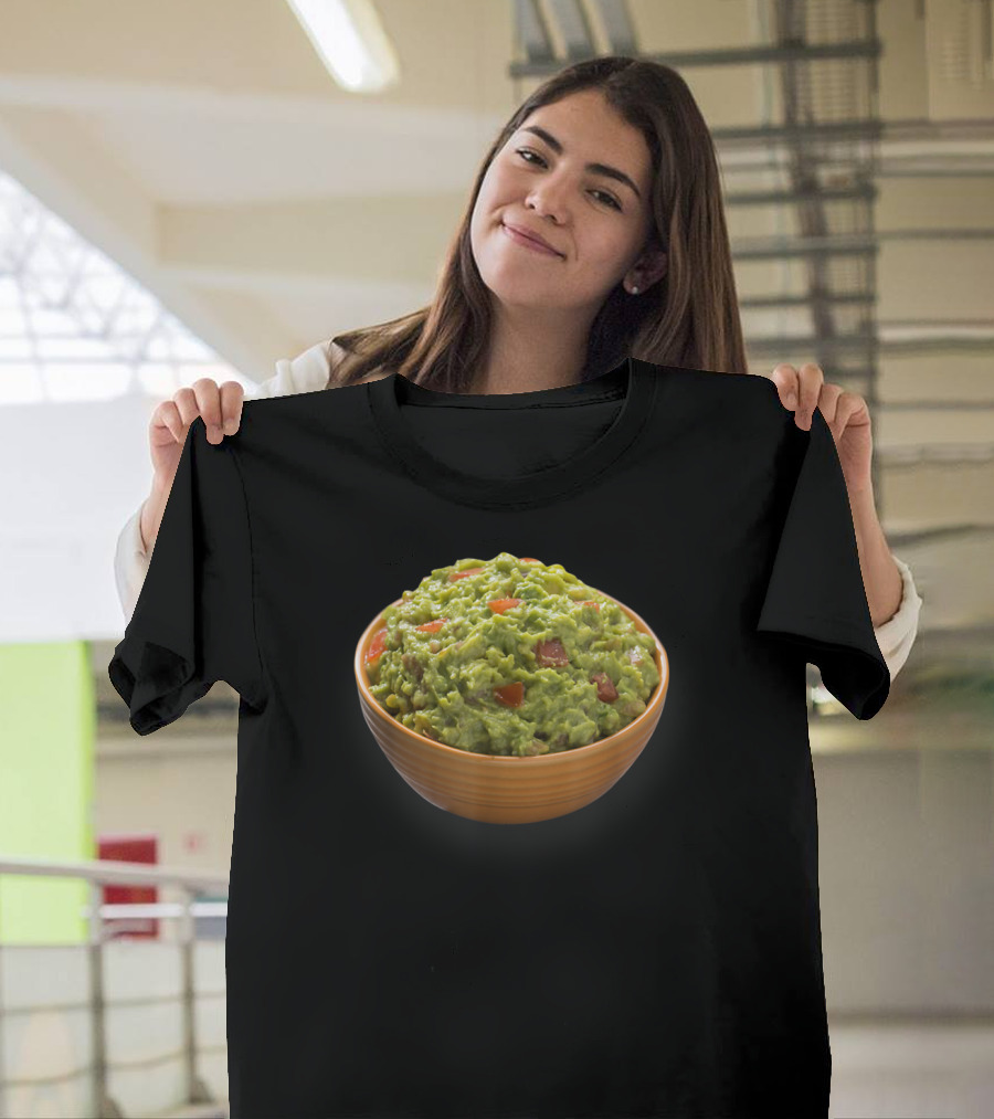 Punny Halloween Costume Holy Guacamole Blessed Guacamole Bowl T-Shirt