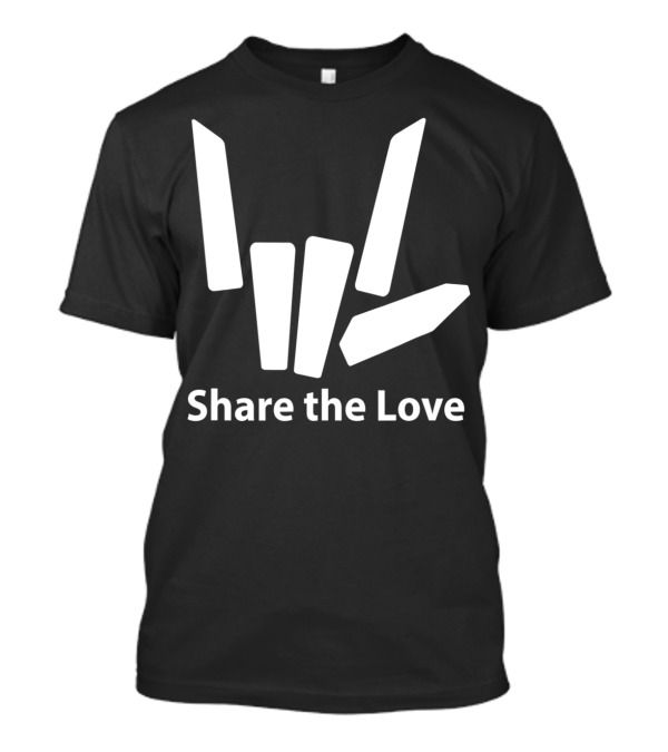 Share The Love Cute Finger T-Shirt